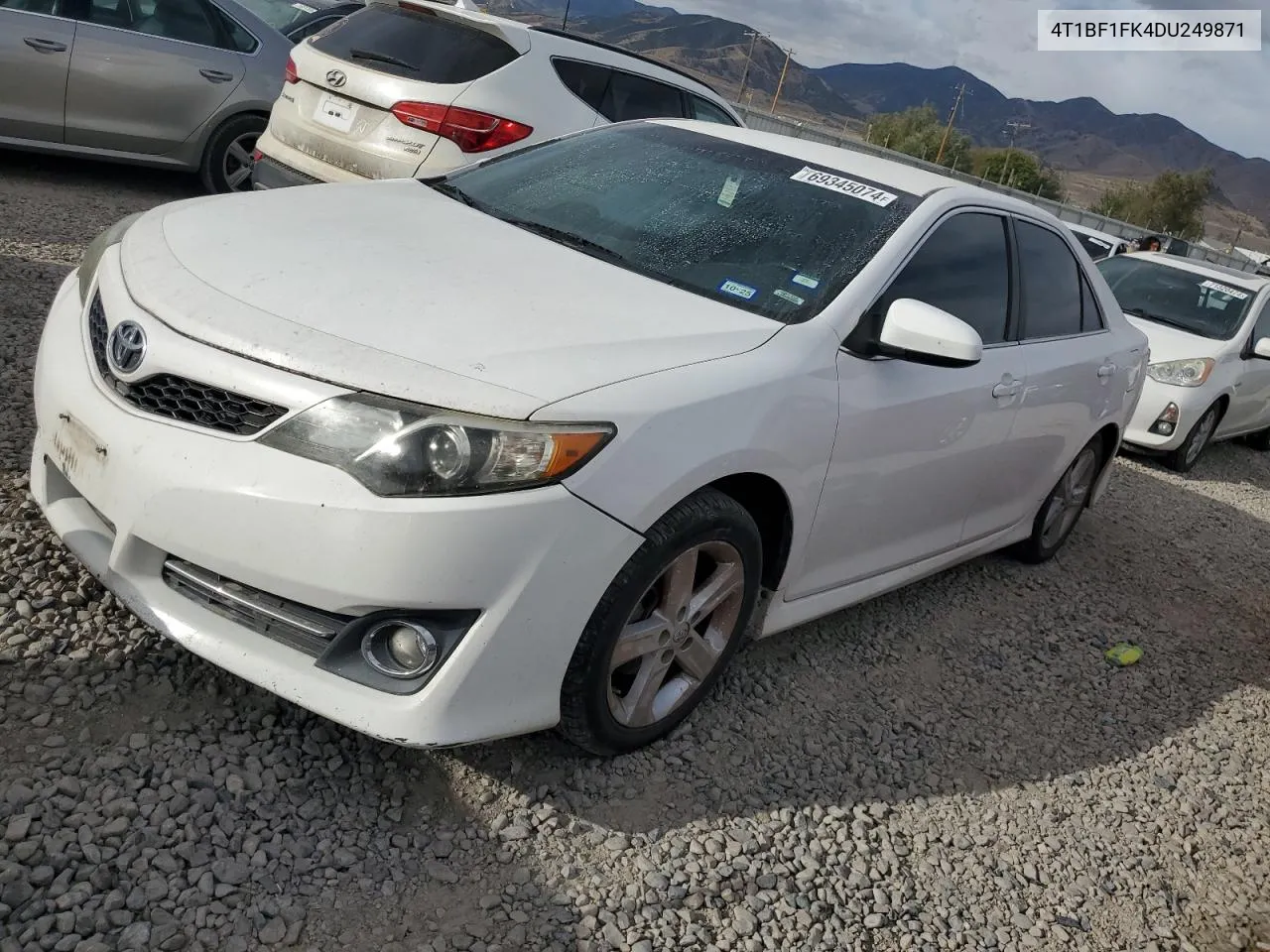 2013 Toyota Camry L VIN: 4T1BF1FK4DU249871 Lot: 69345074