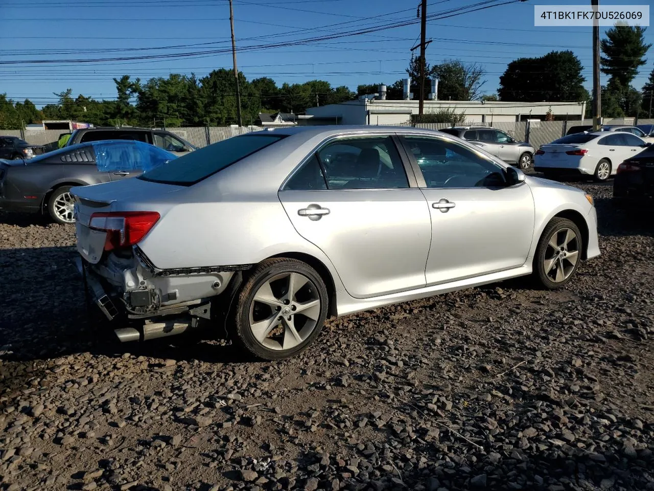 2013 Toyota Camry Se VIN: 4T1BK1FK7DU526069 Lot: 69671354