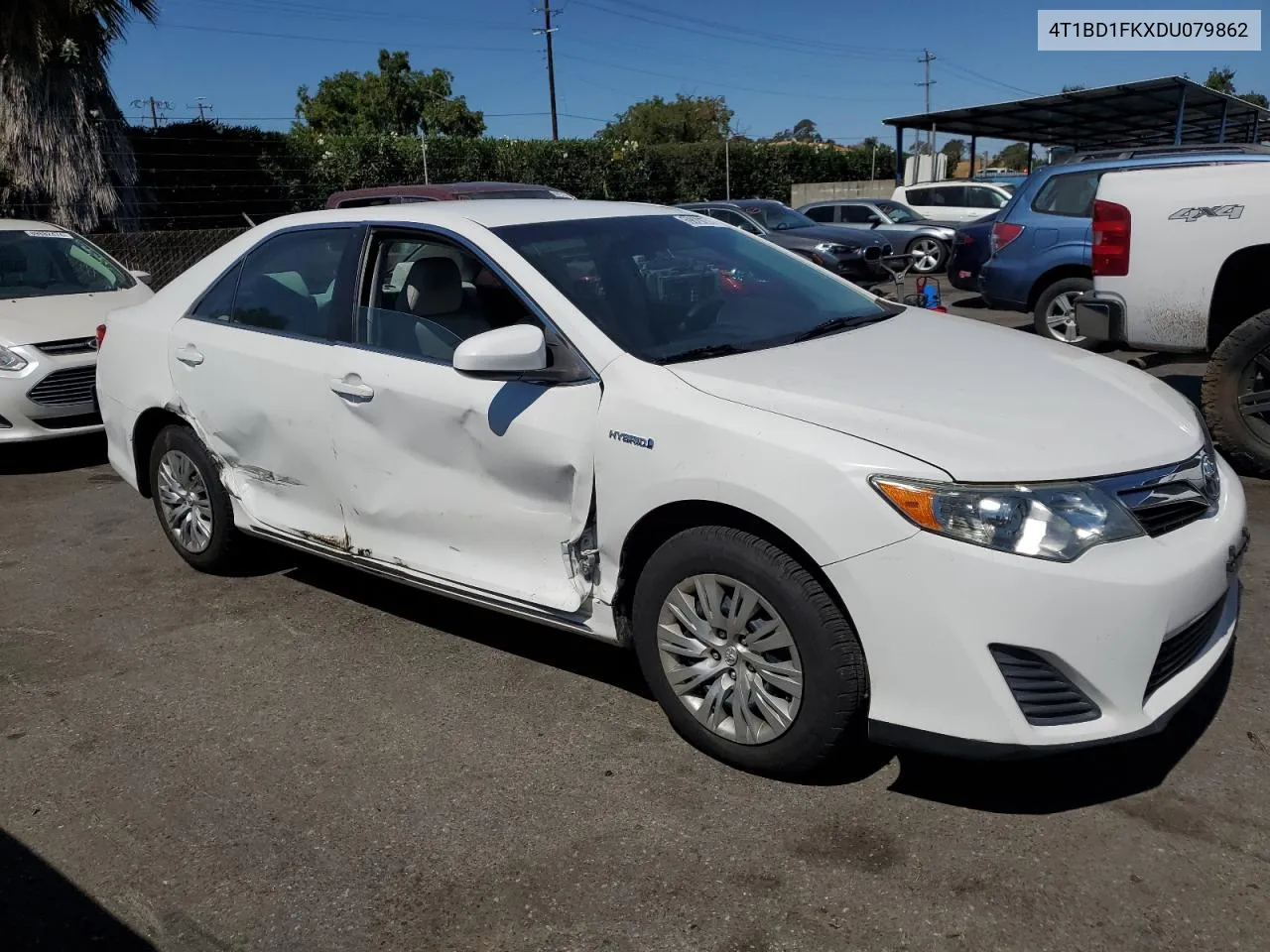 2013 Toyota Camry Hybrid VIN: 4T1BD1FKXDU079862 Lot: 69829274