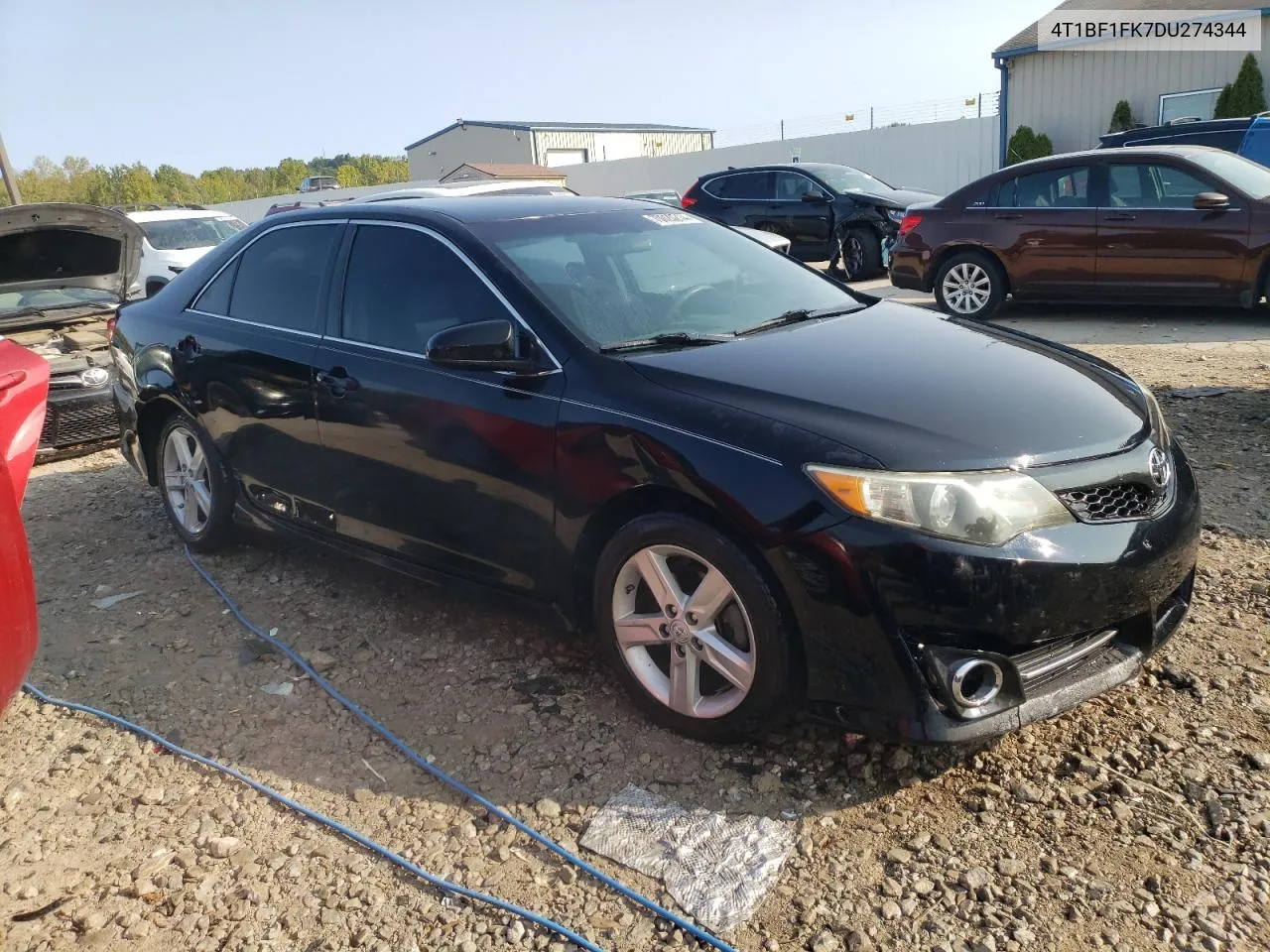 2013 Toyota Camry L VIN: 4T1BF1FK7DU274344 Lot: 70020214