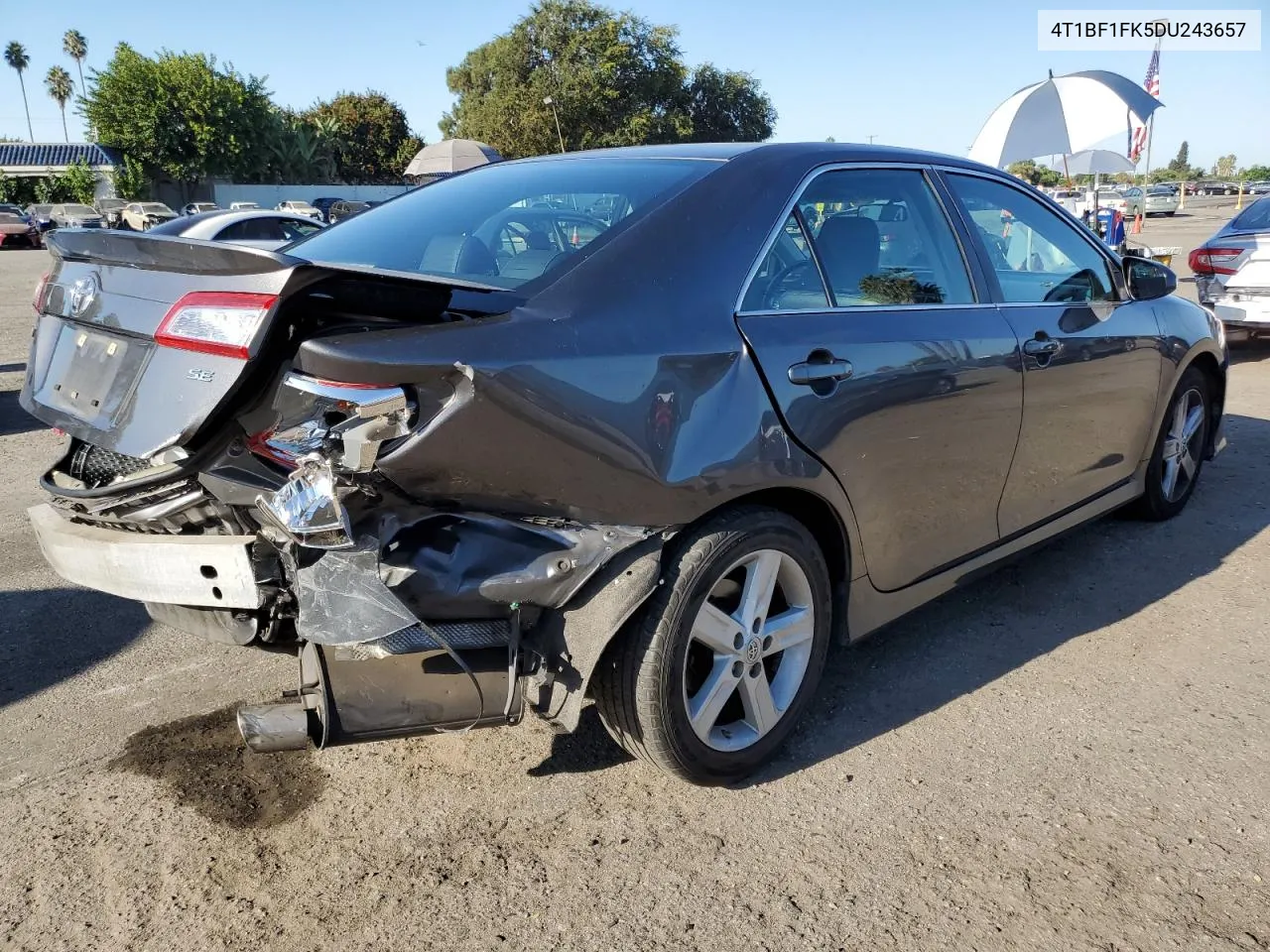 2013 Toyota Camry L VIN: 4T1BF1FK5DU243657 Lot: 70043224