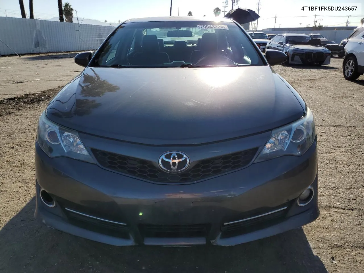 2013 Toyota Camry L VIN: 4T1BF1FK5DU243657 Lot: 70043224