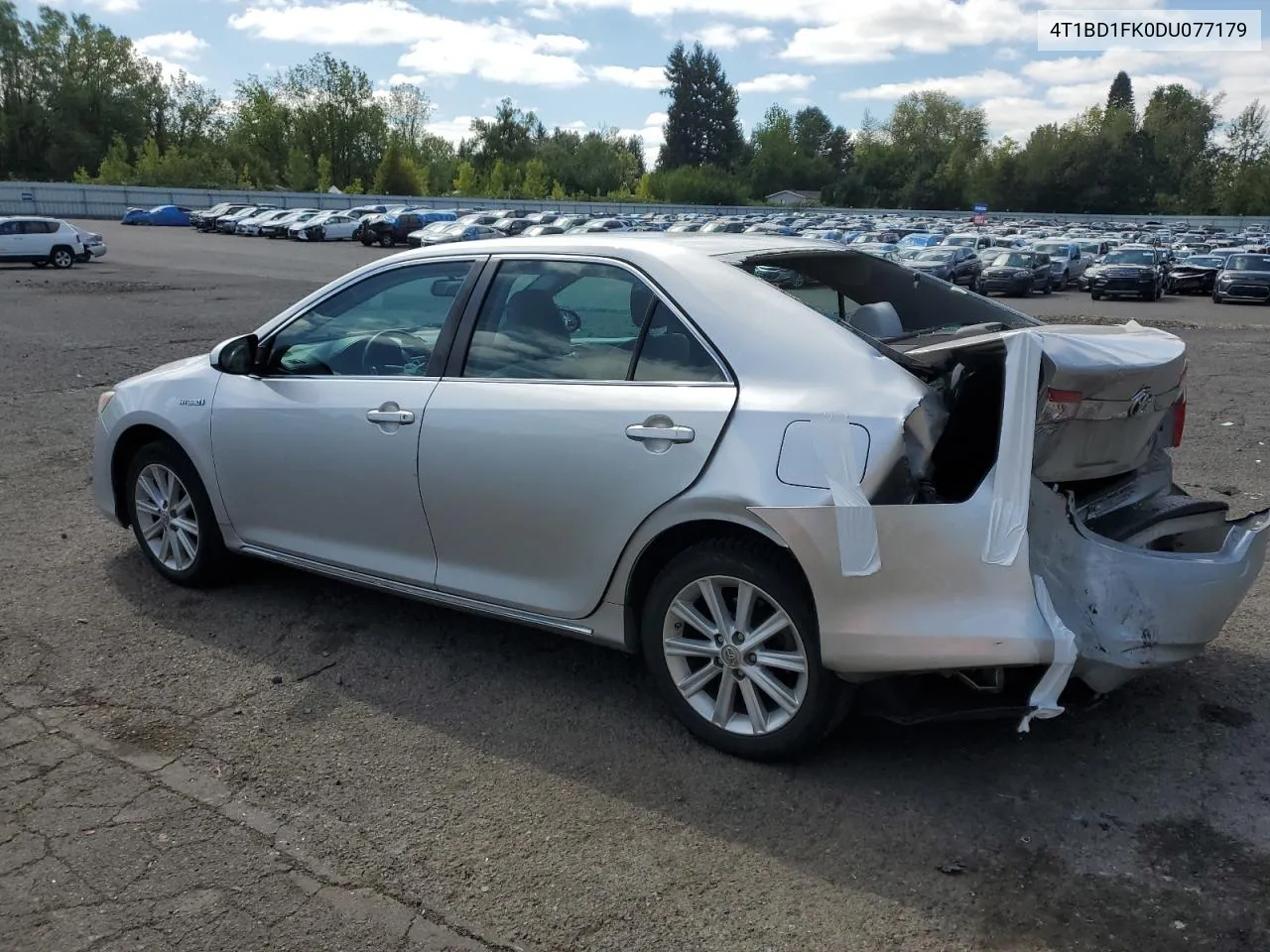 2013 Toyota Camry Hybrid VIN: 4T1BD1FK0DU077179 Lot: 70240354