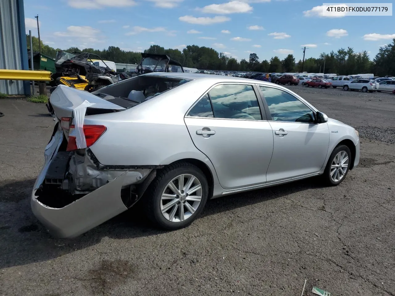 2013 Toyota Camry Hybrid VIN: 4T1BD1FK0DU077179 Lot: 70240354