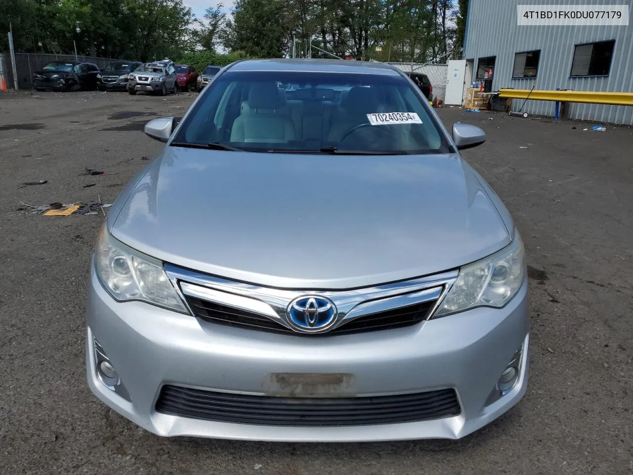 2013 Toyota Camry Hybrid VIN: 4T1BD1FK0DU077179 Lot: 70240354