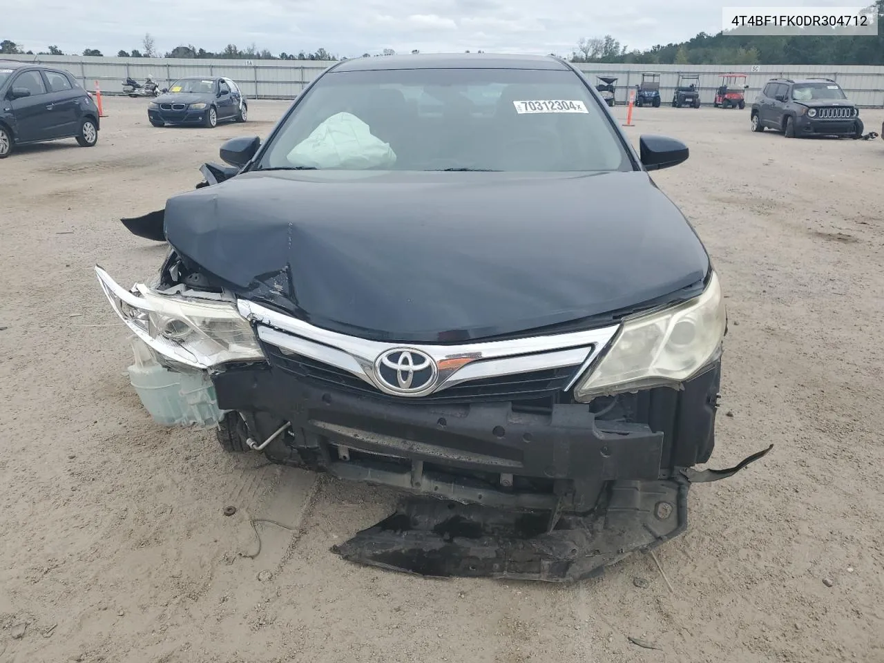 2013 Toyota Camry L VIN: 4T4BF1FK0DR304712 Lot: 70312304