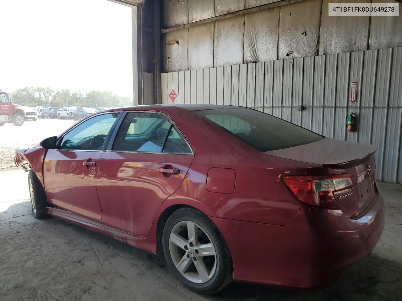 2013 Toyota Camry L VIN: 4T1BF1FK0DU649278 Lot: 70408704