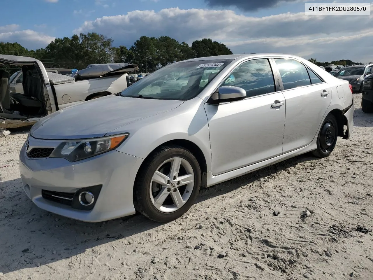 2013 Toyota Camry L VIN: 4T1BF1FK2DU280570 Lot: 71073704