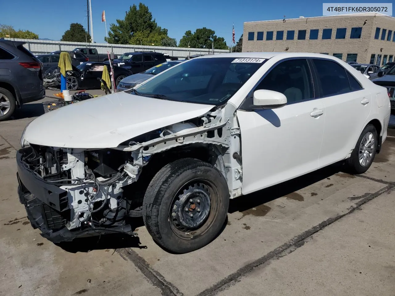 2013 Toyota Camry L VIN: 4T4BF1FK6DR305072 Lot: 71313174