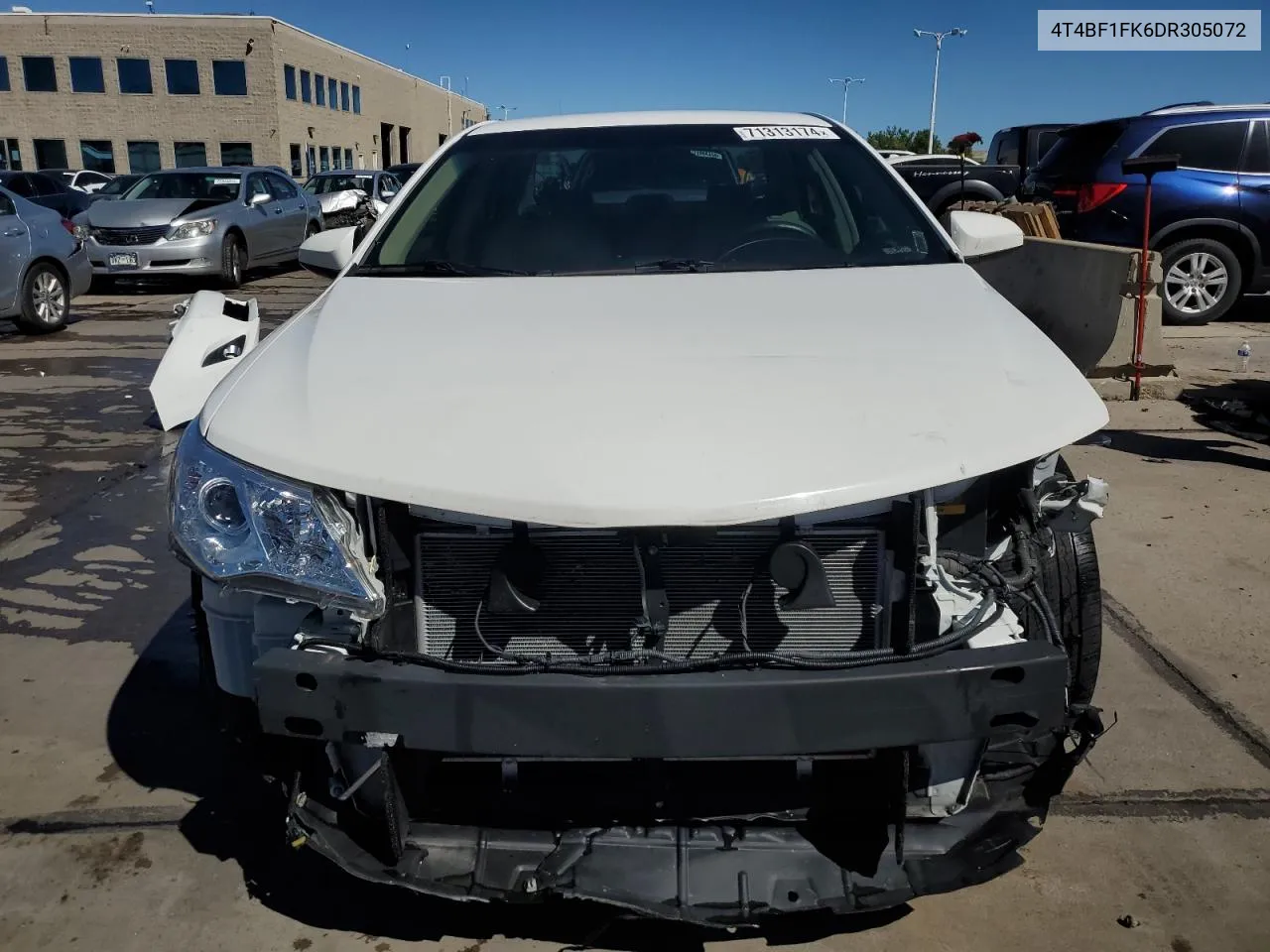 2013 Toyota Camry L VIN: 4T4BF1FK6DR305072 Lot: 71313174