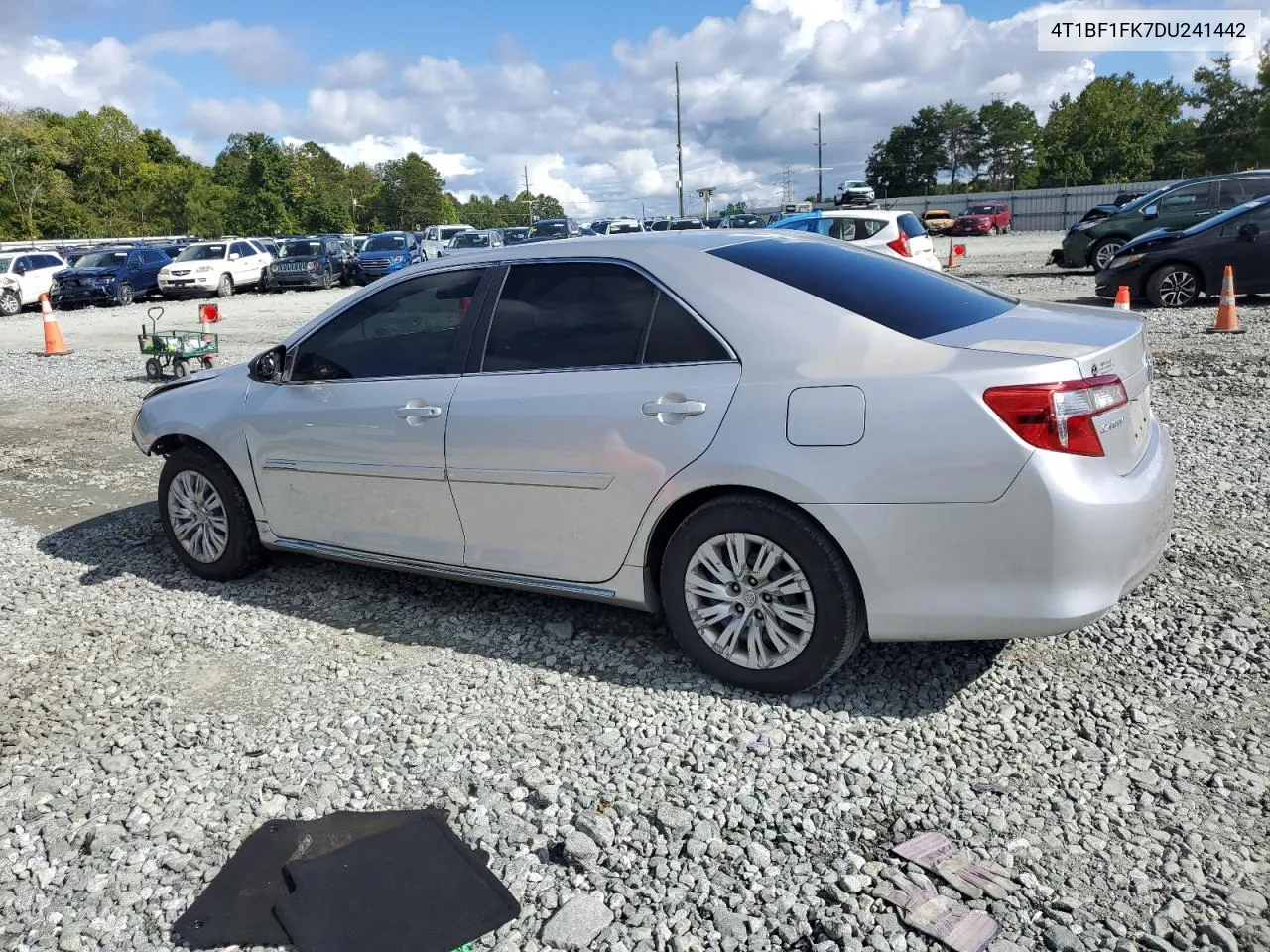 2013 Toyota Camry L VIN: 4T1BF1FK7DU241442 Lot: 71492844