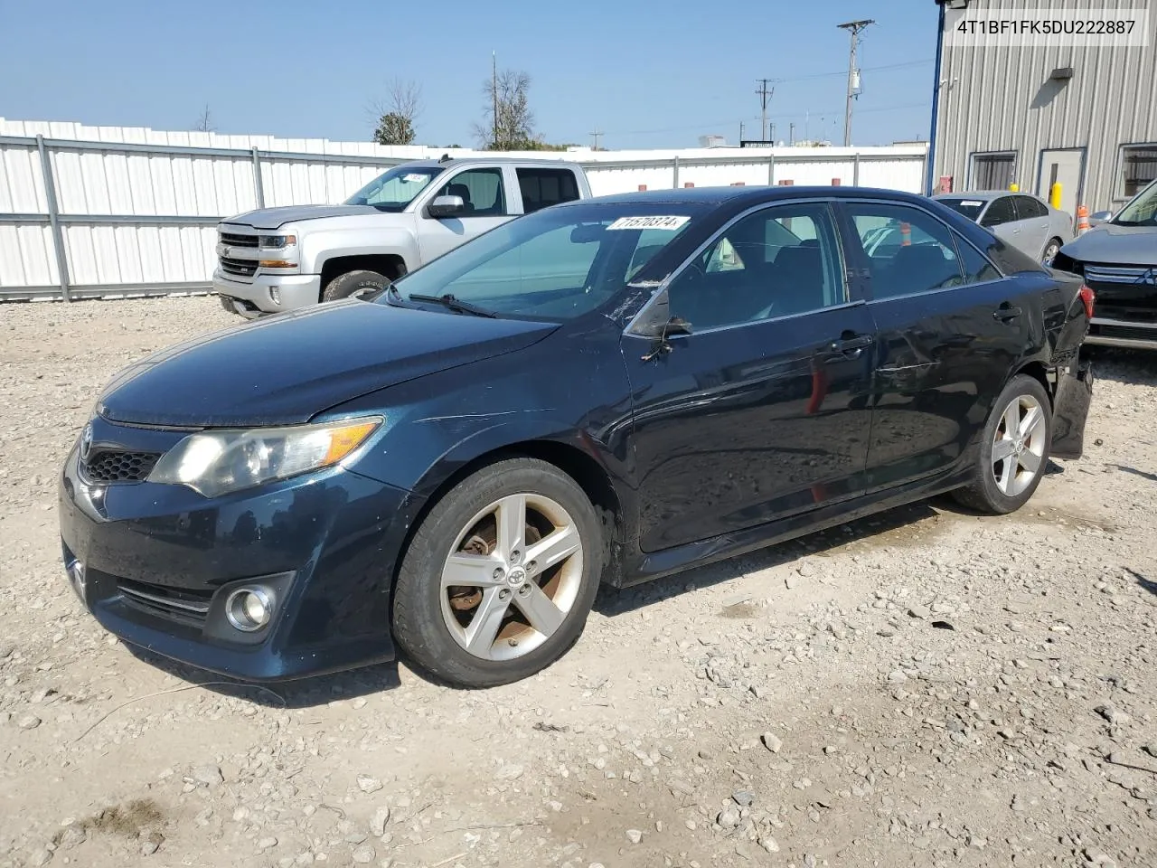 2013 Toyota Camry L VIN: 4T1BF1FK5DU222887 Lot: 71570374