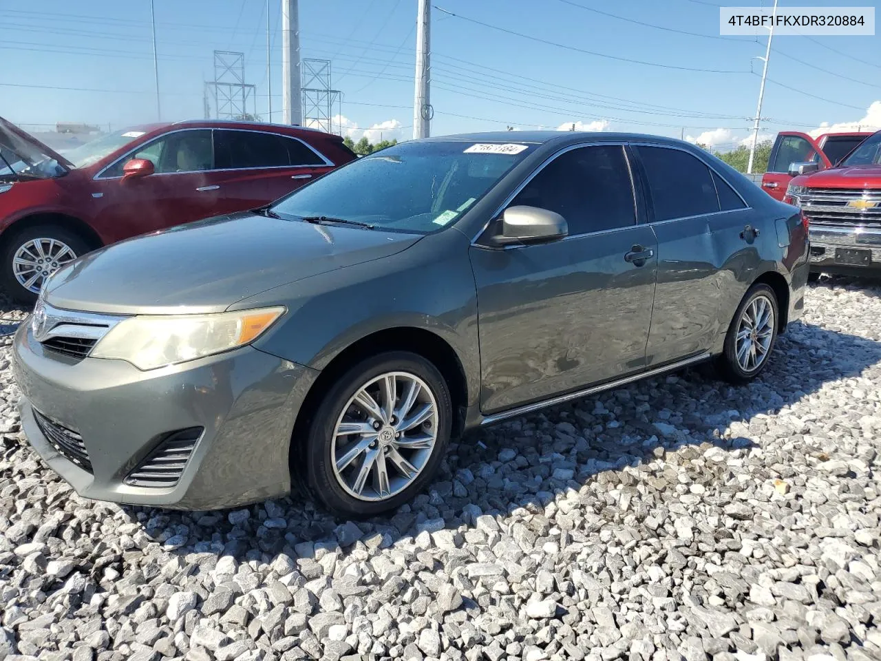 2013 Toyota Camry L VIN: 4T4BF1FKXDR320884 Lot: 71621184