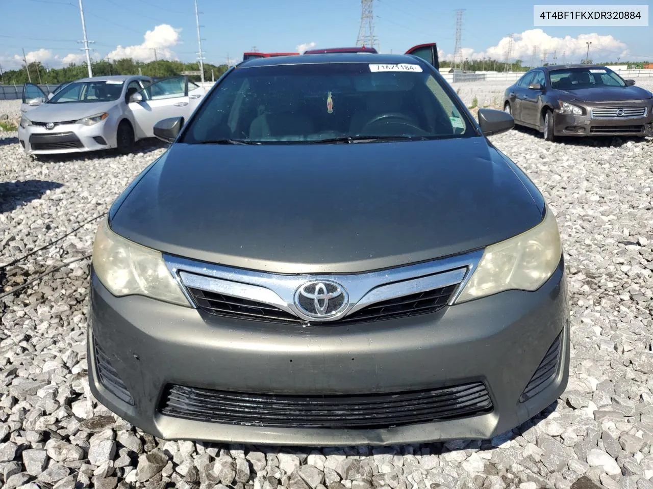 2013 Toyota Camry L VIN: 4T4BF1FKXDR320884 Lot: 71621184