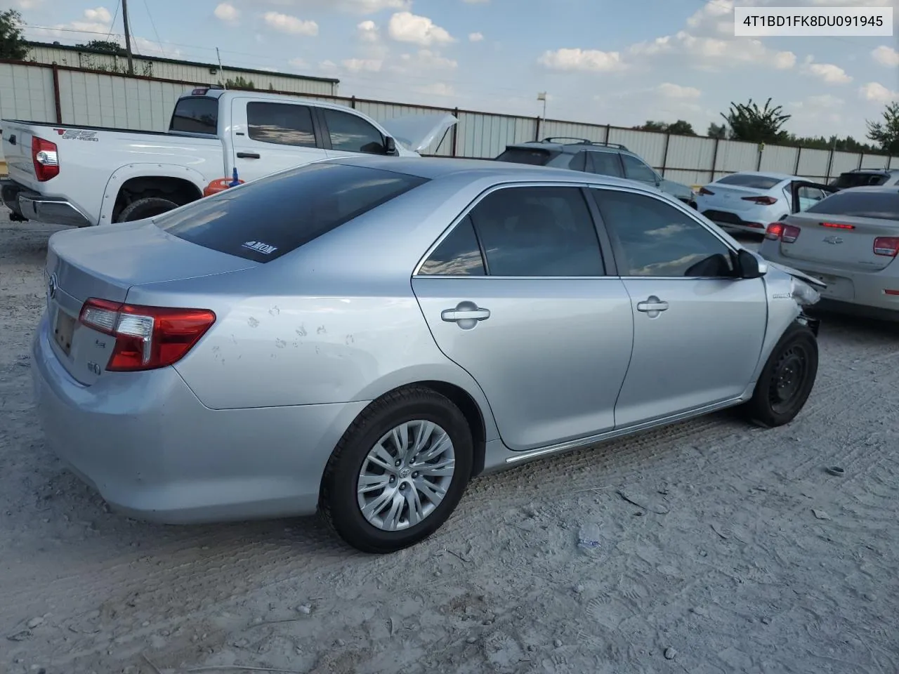 2013 Toyota Camry Hybrid VIN: 4T1BD1FK8DU091945 Lot: 71770984