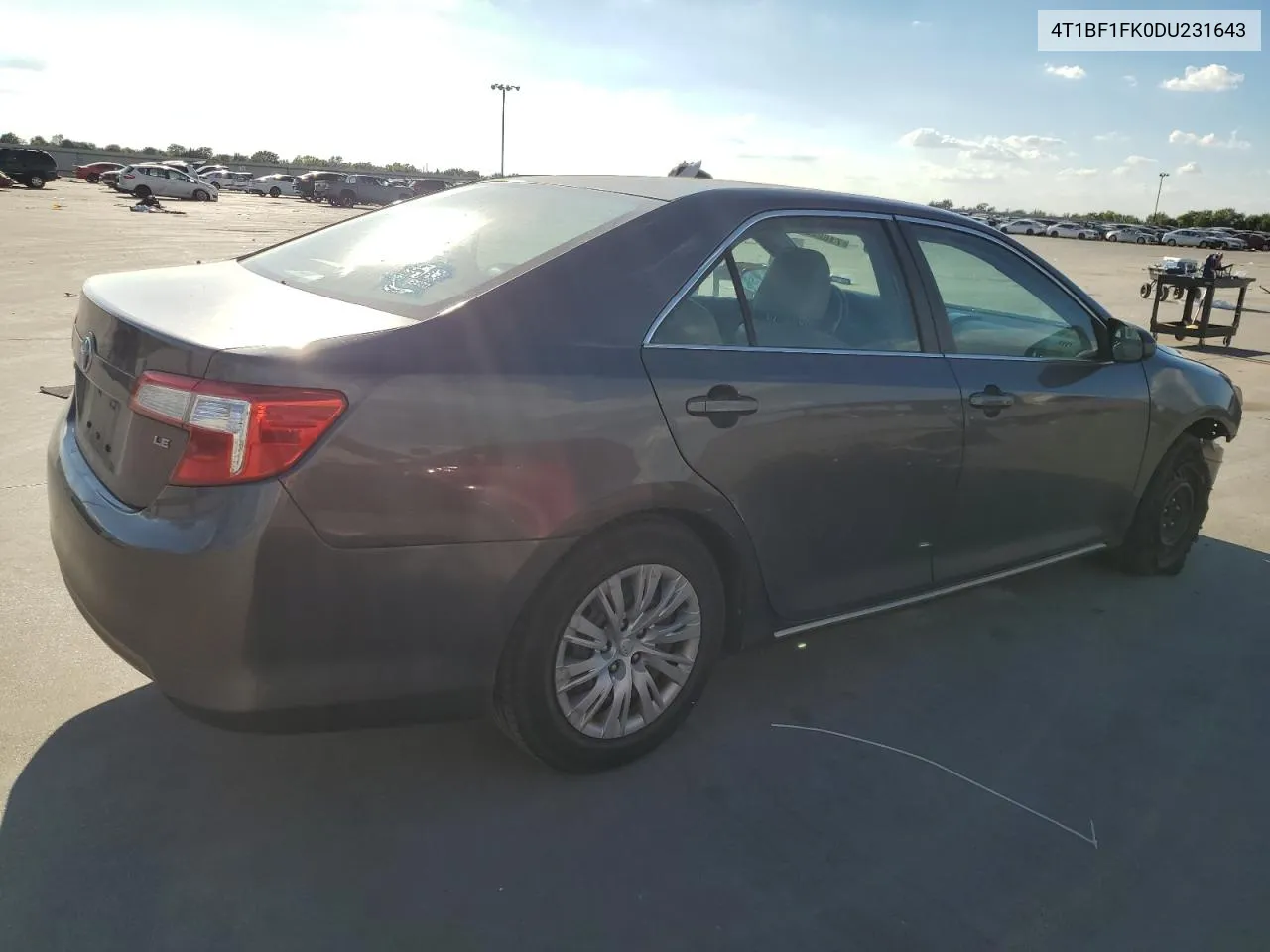 2013 Toyota Camry L VIN: 4T1BF1FK0DU231643 Lot: 71822804