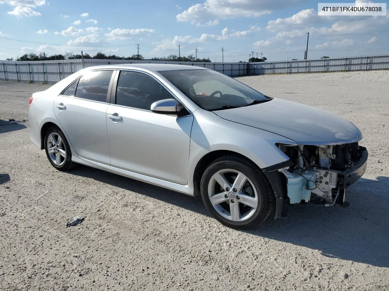 2013 Toyota Camry L VIN: 4T1BF1FK4DU678038 Lot: 71925674