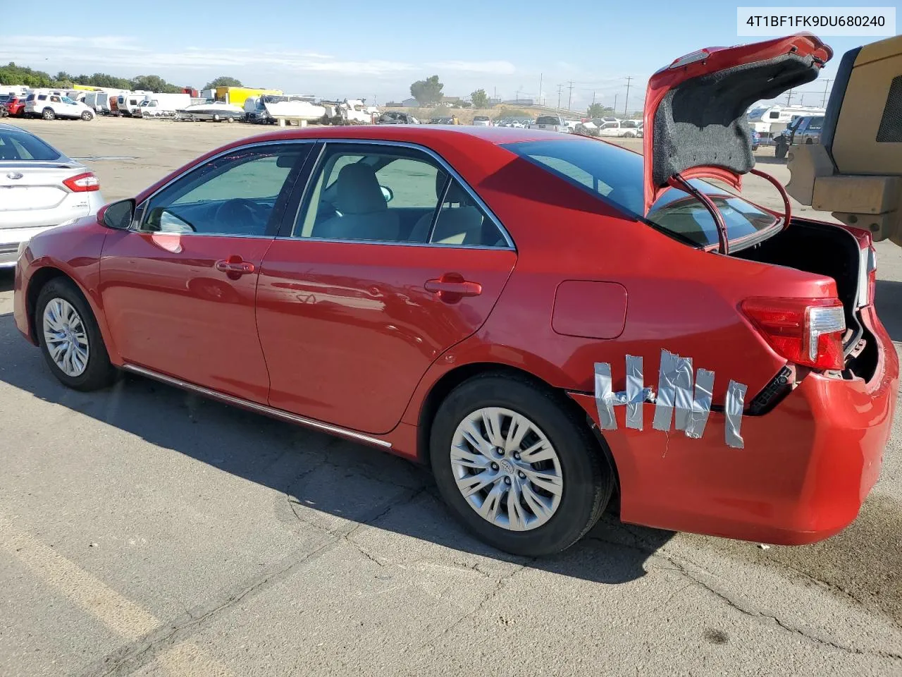 2013 Toyota Camry L VIN: 4T1BF1FK9DU680240 Lot: 71989604