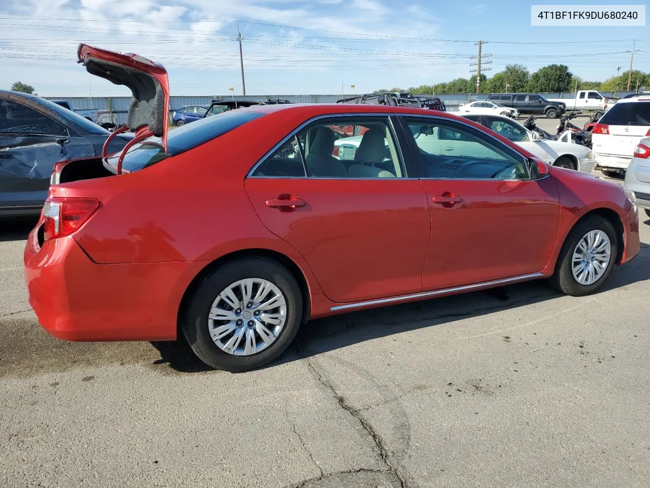 2013 Toyota Camry L VIN: 4T1BF1FK9DU680240 Lot: 71989604