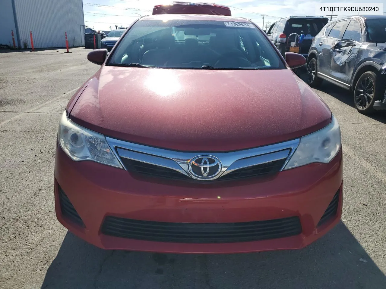 2013 Toyota Camry L VIN: 4T1BF1FK9DU680240 Lot: 71989604