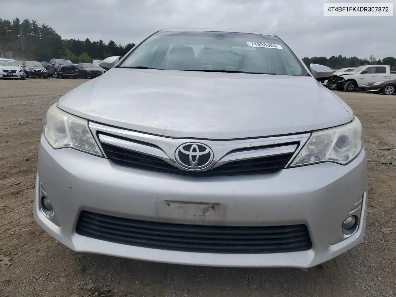 2013 Toyota Camry L VIN: 4T4BF1FK4DR307872 Lot: 71998964