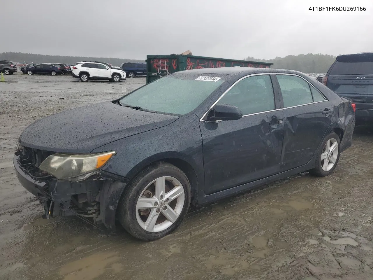 2013 Toyota Camry L VIN: 4T1BF1FK6DU269166 Lot: 72137834