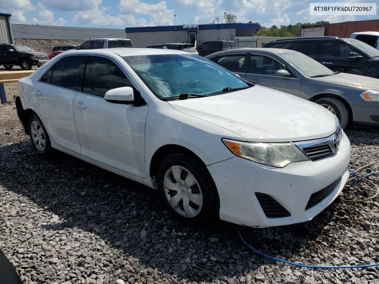 2013 Toyota Camry L VIN: 4T1BF1FK6DU720967 Lot: 72174654