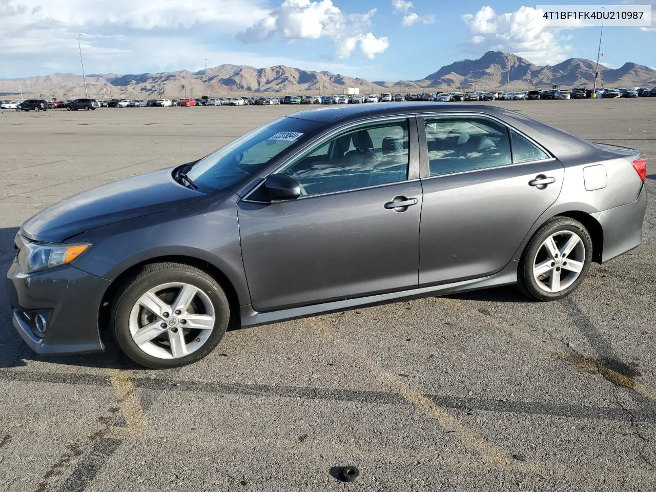 2013 Toyota Camry L VIN: 4T1BF1FK4DU210987 Lot: 72378544