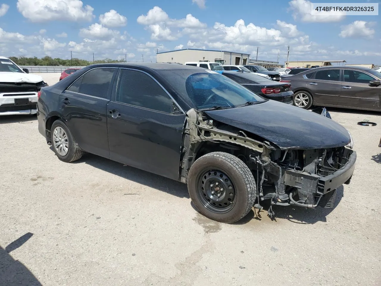 2013 Toyota Camry L VIN: 4T4BF1FK4DR326325 Lot: 72612594