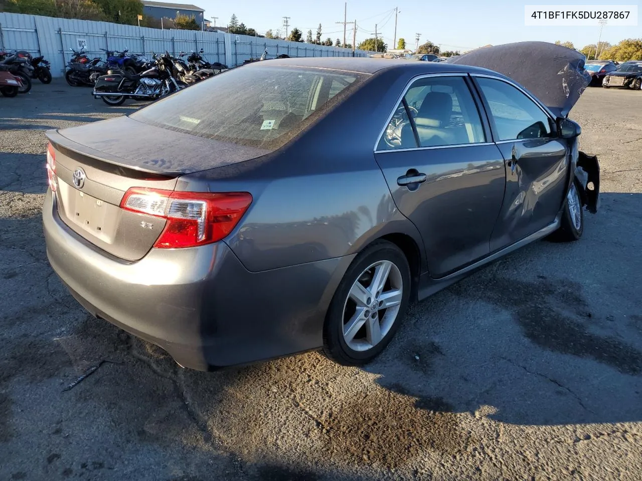 2013 Toyota Camry L VIN: 4T1BF1FK5DU287867 Lot: 72694654