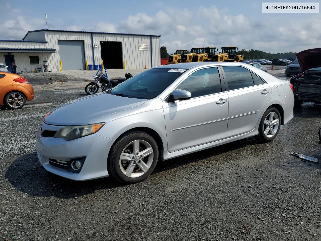 2013 Toyota Camry L VIN: 4T1BF1FK2DU716544 Lot: 72768524