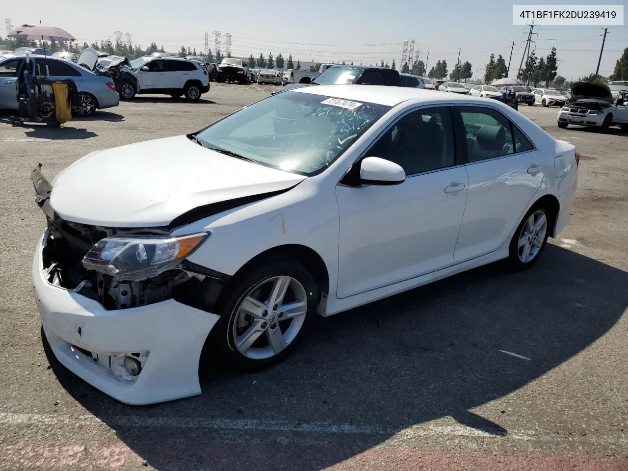 2013 Toyota Camry L VIN: 4T1BF1FK2DU239419 Lot: 72787474