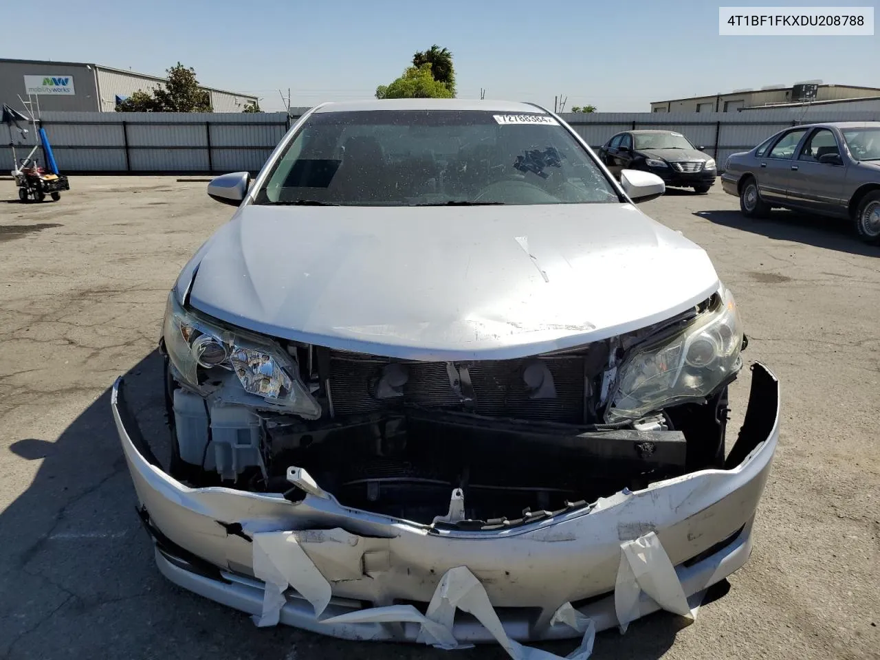 2013 Toyota Camry L VIN: 4T1BF1FKXDU208788 Lot: 72788384