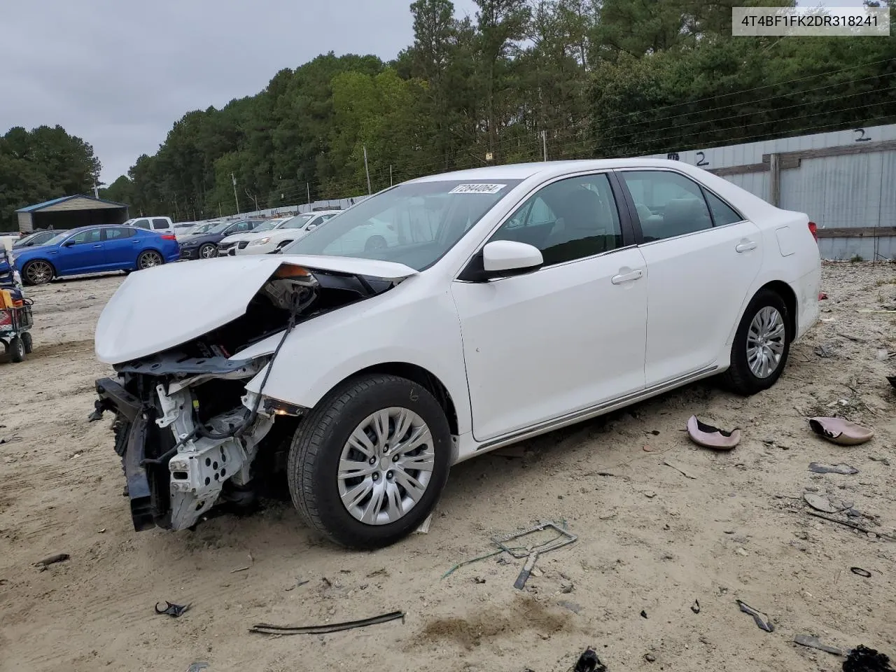 2013 Toyota Camry L VIN: 4T4BF1FK2DR318241 Lot: 72844064