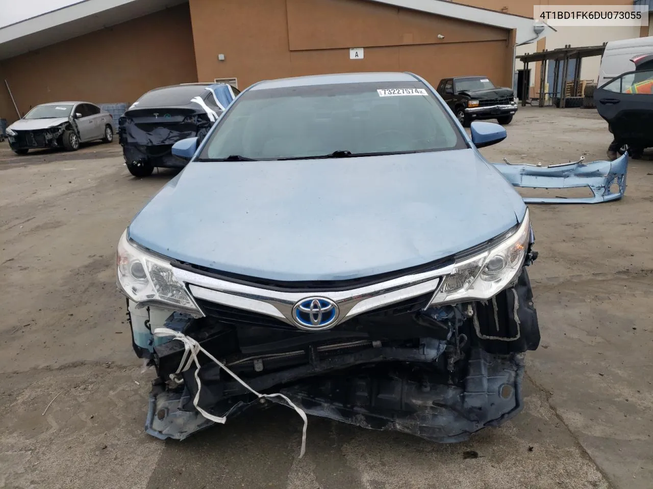 2013 Toyota Camry Hybrid VIN: 4T1BD1FK6DU073055 Lot: 73227574