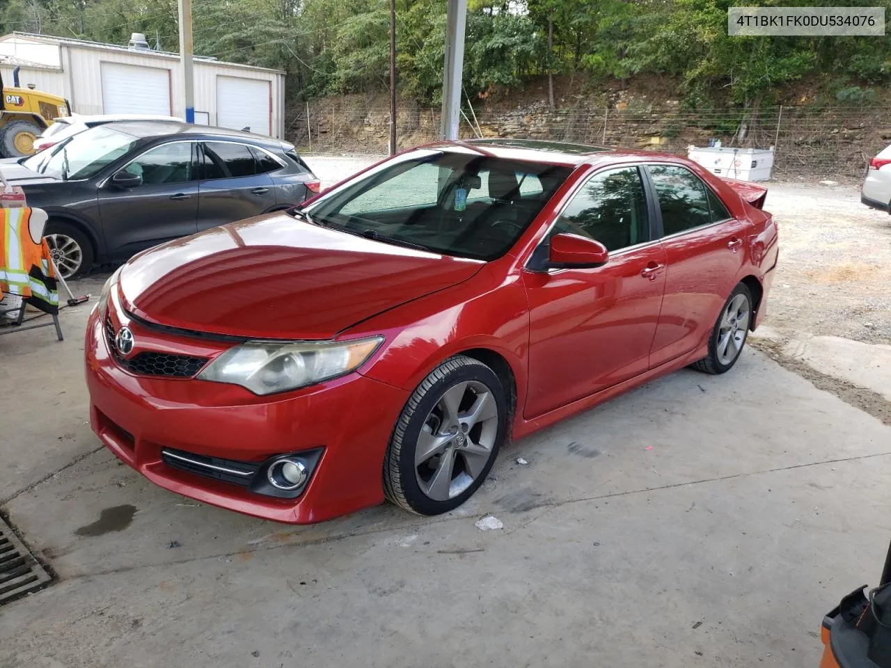 2013 Toyota Camry Se VIN: 4T1BK1FK0DU534076 Lot: 73394614