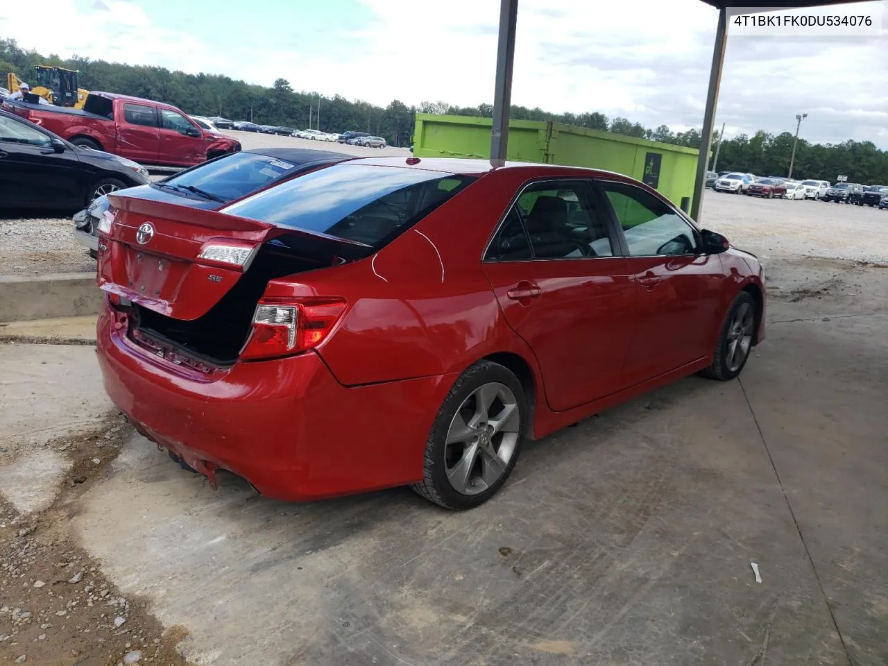 2013 Toyota Camry Se VIN: 4T1BK1FK0DU534076 Lot: 73394614