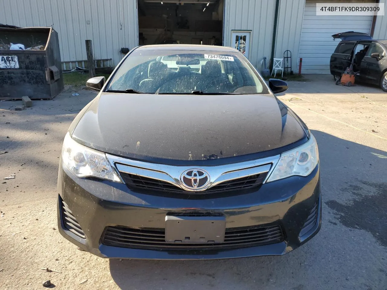 2013 Toyota Camry L VIN: 4T4BF1FK9DR309309 Lot: 73478694