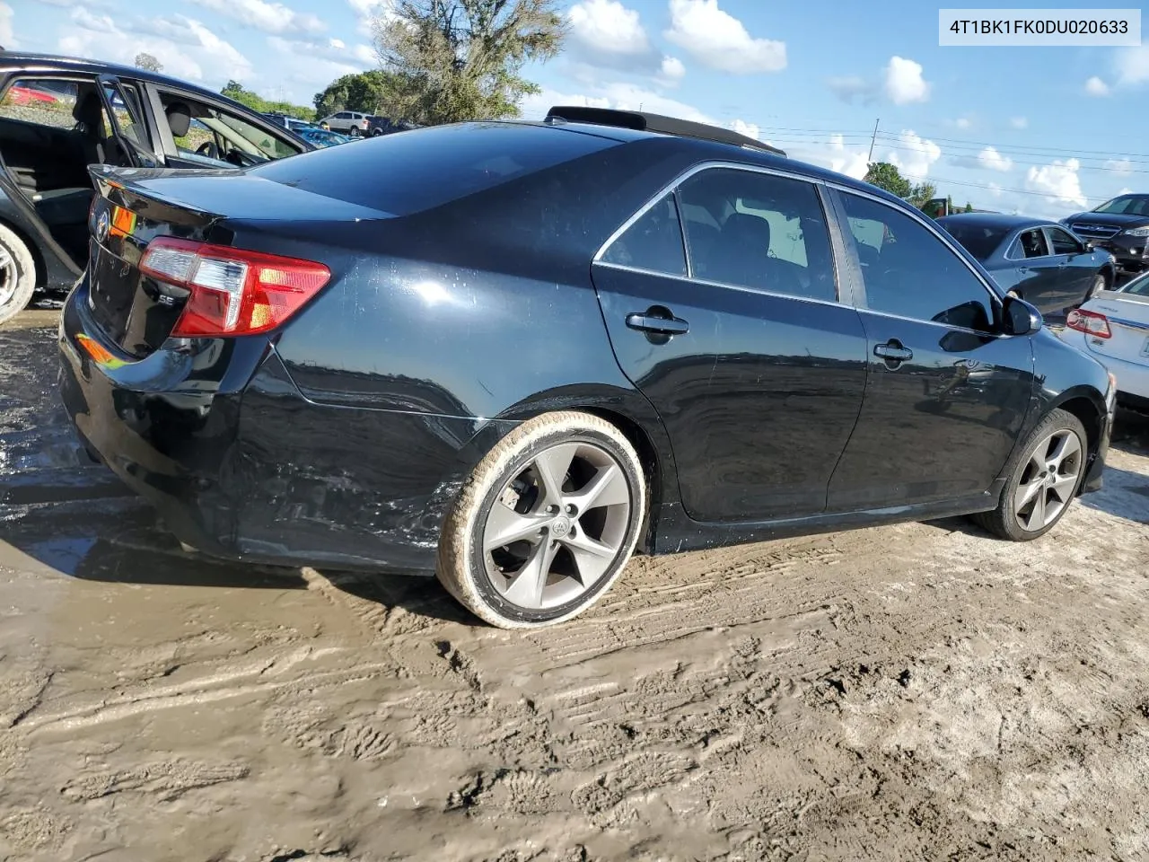 2013 Toyota Camry Se VIN: 4T1BK1FK0DU020633 Lot: 73843574