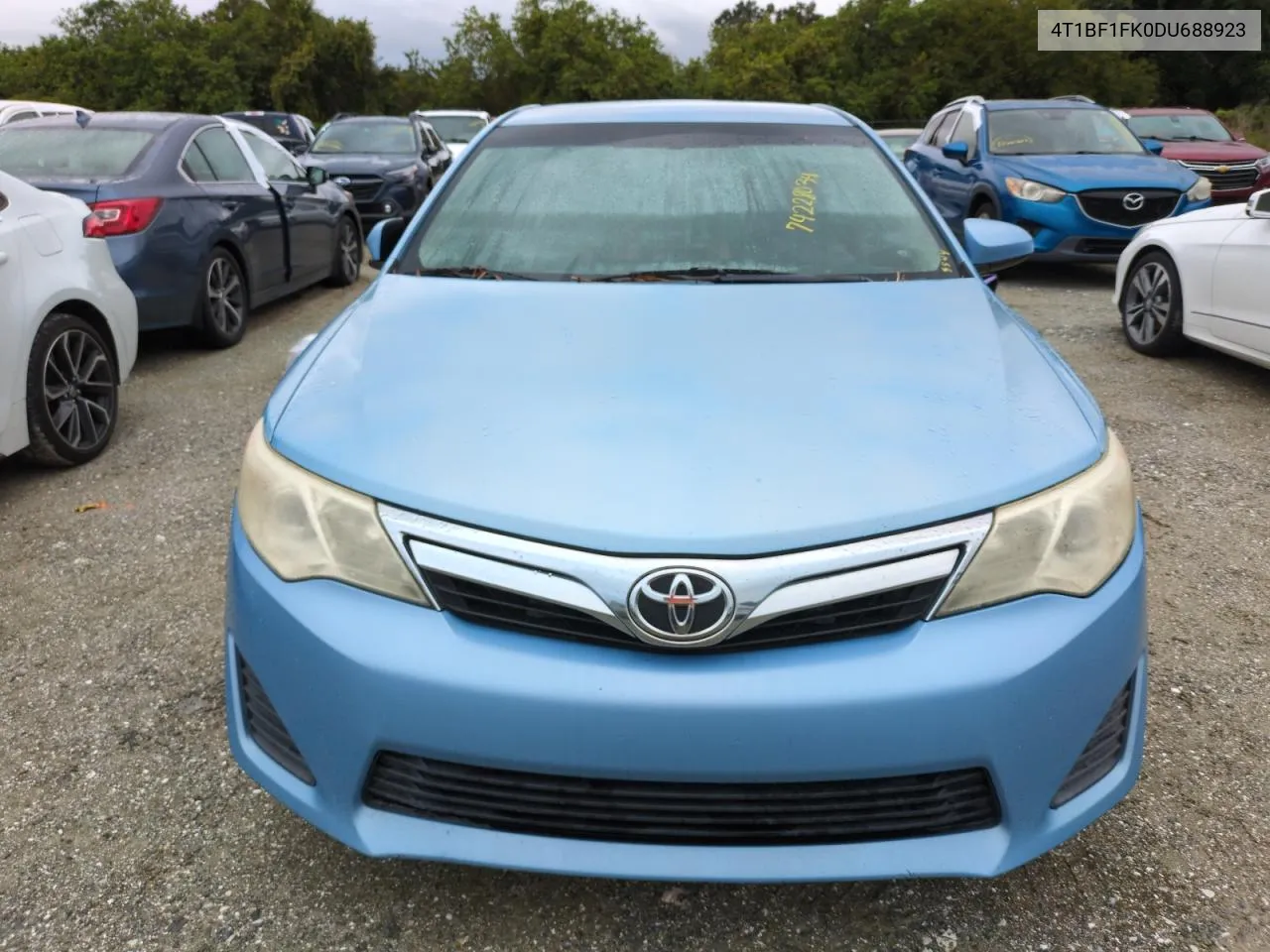 2013 Toyota Camry L VIN: 4T1BF1FK0DU688923 Lot: 74228034