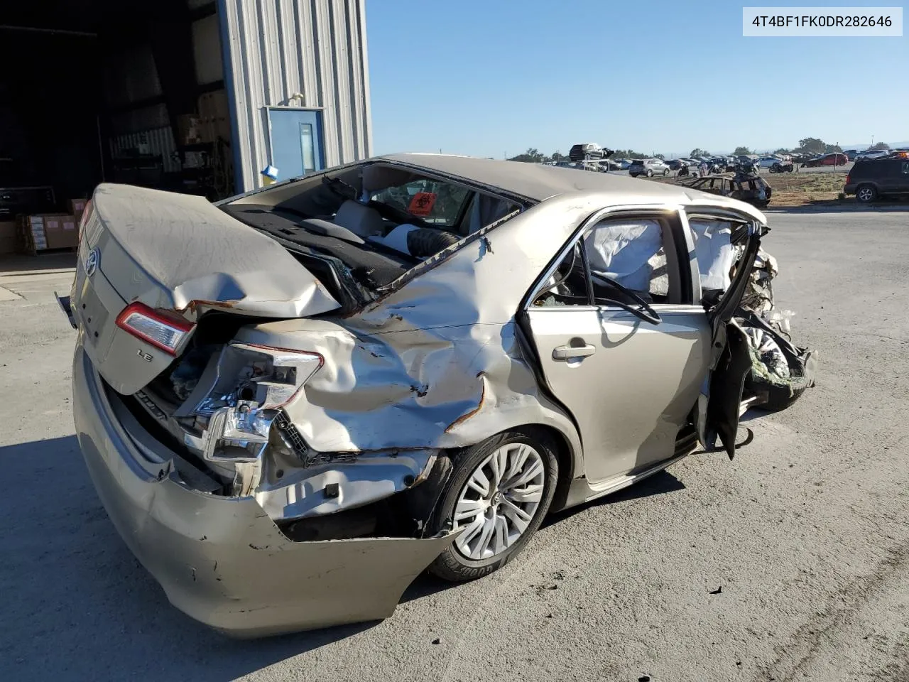 2013 Toyota Camry L VIN: 4T4BF1FK0DR282646 Lot: 74229874