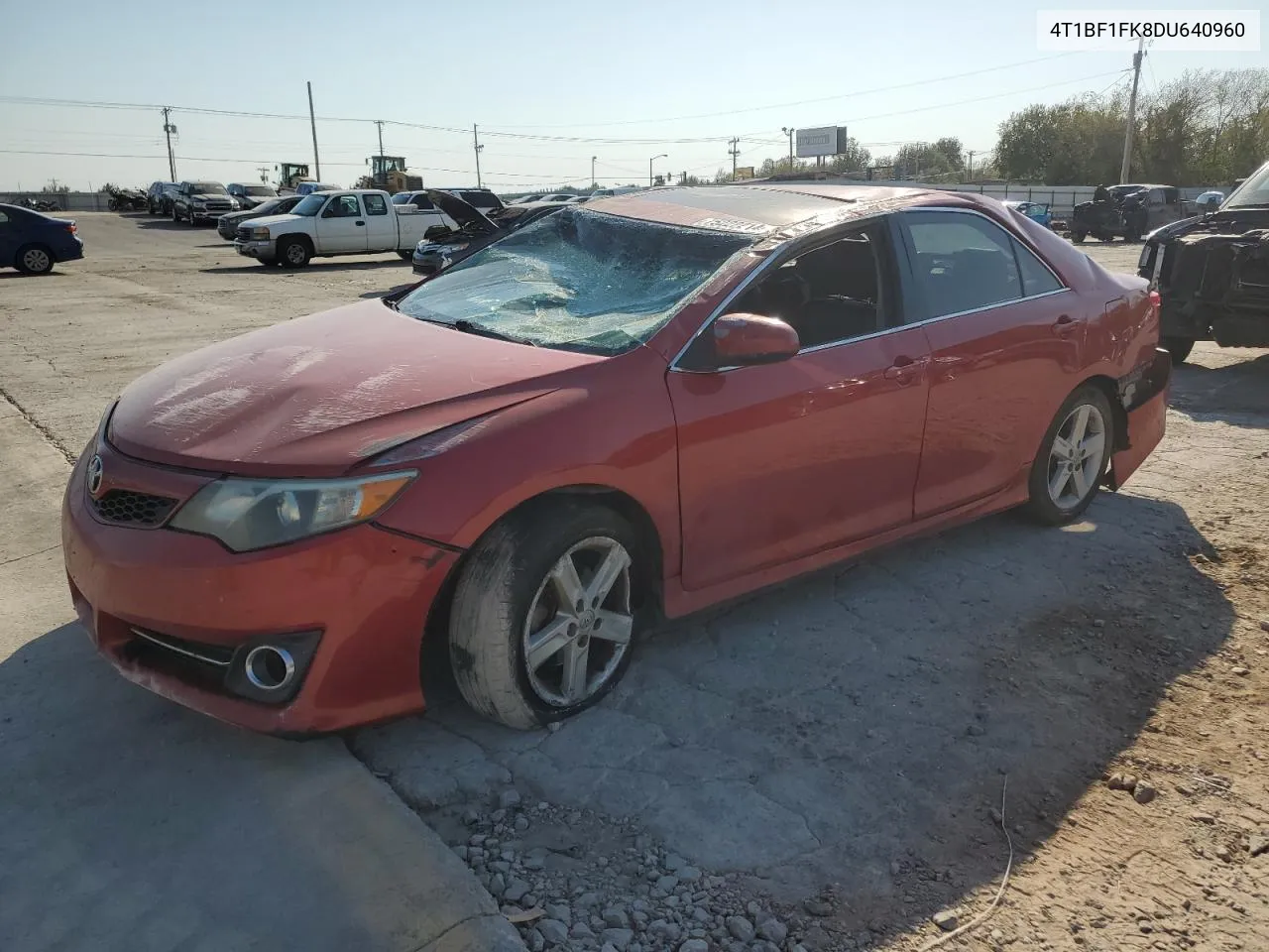 2013 Toyota Camry L VIN: 4T1BF1FK8DU640960 Lot: 75222214