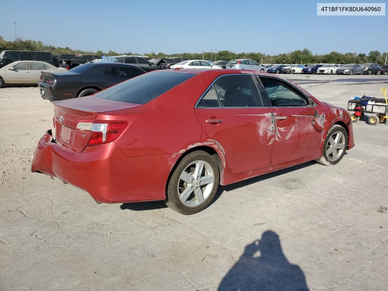 2013 Toyota Camry L VIN: 4T1BF1FK8DU640960 Lot: 75222214