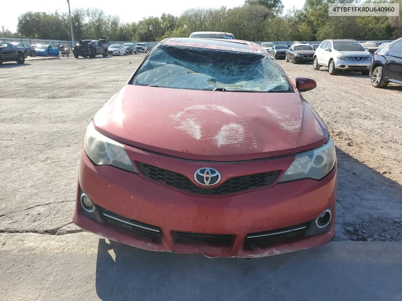 2013 Toyota Camry L VIN: 4T1BF1FK8DU640960 Lot: 75222214