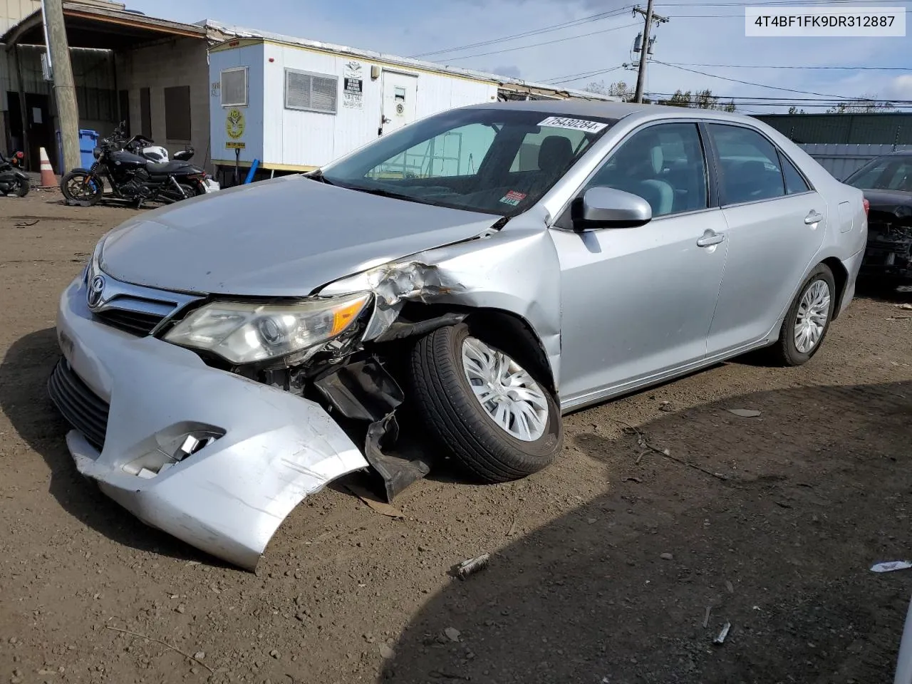 2013 Toyota Camry L VIN: 4T4BF1FK9DR312887 Lot: 75430284