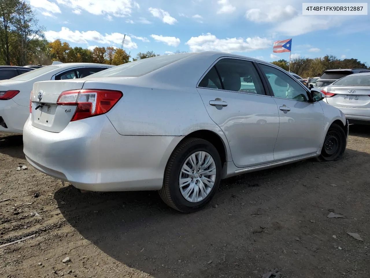 2013 Toyota Camry L VIN: 4T4BF1FK9DR312887 Lot: 75430284