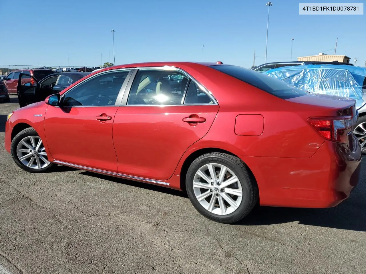 2013 Toyota Camry Hybrid VIN: 4T1BD1FK1DU078731 Lot: 75603854