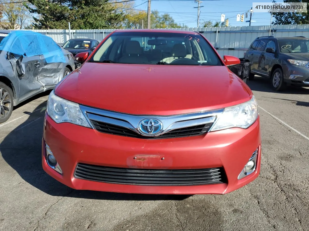 2013 Toyota Camry Hybrid VIN: 4T1BD1FK1DU078731 Lot: 75603854