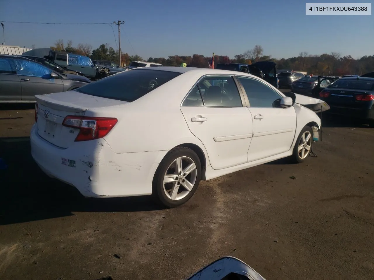 2013 Toyota Camry L VIN: 4T1BF1FKXDU643388 Lot: 75748414