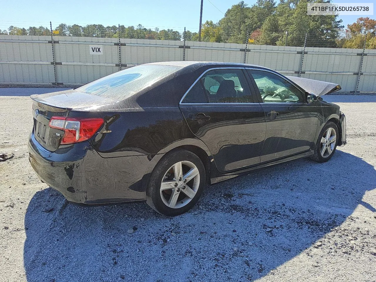 2013 Toyota Camry L VIN: 4T1BF1FK5DU265738 Lot: 76101494